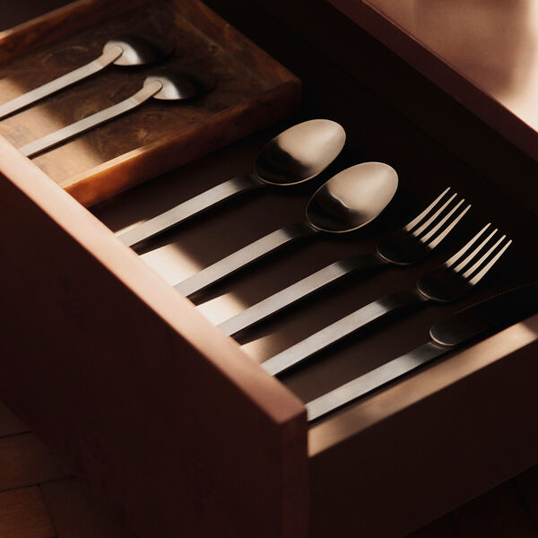 Stelo&nbsp;Cutlery&nbsp;set of 4, stainless steel, Ferm Living